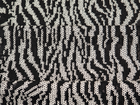 cekiny stylizowana czarnobiała zebra cekiny stylizowana czarnobiała zebra