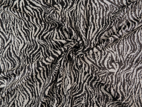 cekiny stylizowana czarnobiała zebra cekiny stylizowana czarnobiała zebra