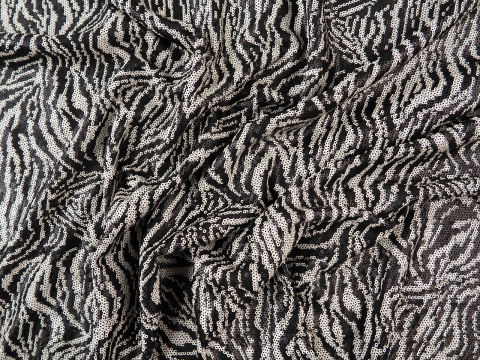 cekiny stylizowana czarnobiała zebra cekiny stylizowana czarnobiała zebra