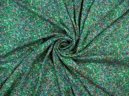 Jedwab elastyczny - Brokat zielony [kupon 2 m]