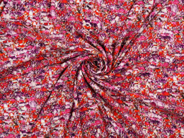 Jedwab elastyczny - Czerwono fioletowa chanelka