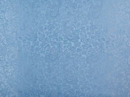 Podszewka wytłaczana - Jasny niebieski paisley