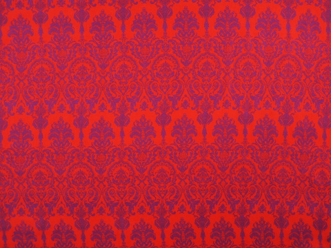czerwona wiskoza fioletowe ornamenty czerwona wiskoza fioletowe ornamenty