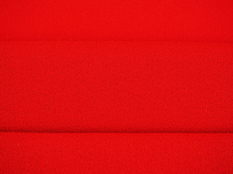 Krepa wełniana Alta Moda - Nasycona czerwień