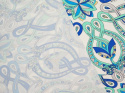lycra w abstrakcyjne, niebieskie rozety Pucci