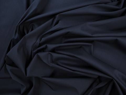 bawełna w kolorze ciemnym granatowym