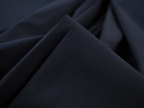 bawełna w kolorze ciemnym granatowym