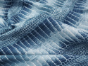 bawełna w niebieską skórę węża