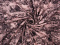 Dzianina bawełniana - Rysunki drzew i zwierząt na pudrowym różu [kupon 0,5 m]