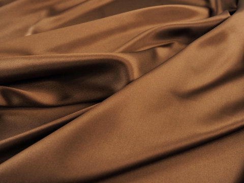 jedwab ciemny karmel