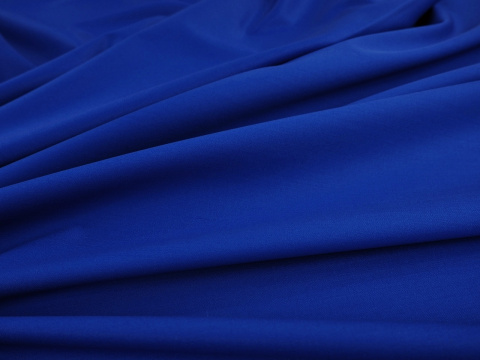 Wełna double face - Jasny kobalt