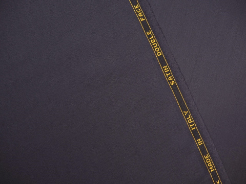 wełna double face ciemny grafit