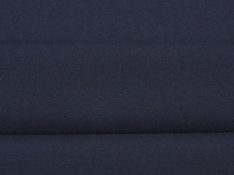 wełniana flanela granatowy