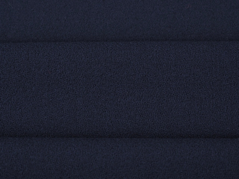 krepa wełniana w kolorze ciemnym granatowym