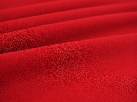 Krepa wełniana Alta Moda - Jasna wiśnia [kupon 1,5 m]