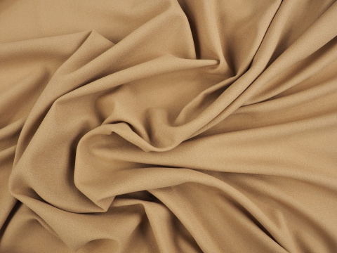 Krepa wełniana Alta Moda - Piaskowy [kupon 1,9 m]