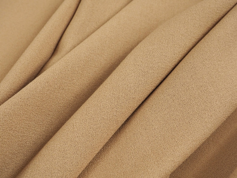 Krepa wełniana Alta Moda - Piaskowy [kupon 1,9 m]