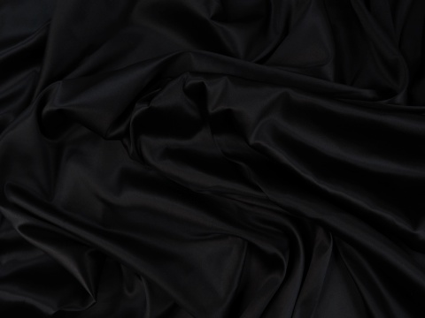 Jedwab elastyczny - Czarny Alta Moda