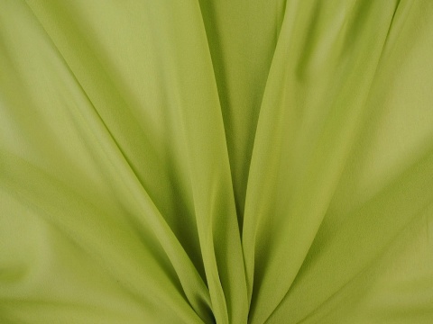 jedwab szyfon w kolorze limonki