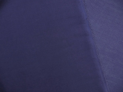 jedwab szyfon w kolorze granatowym