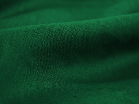 len naturalny w kolorze szmaragdowym