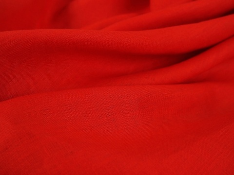 czerwony len naturalny z Włoch