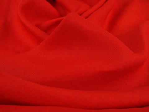 czerwony len naturalny z Włoch