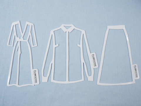 len w kolorze pastelowym błękitnym