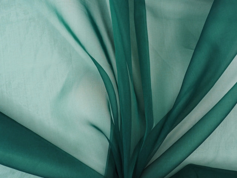organza jedwabna w kolorze ciemnym morskim organza jedwabna w kolorze ciemnym morskim