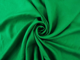 naturalny len w kolorze zielonym