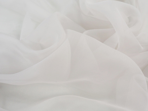 jedwab szyfon bardzo jasny szary