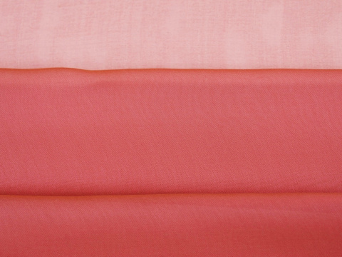 jedwab szyfon indyjski róż