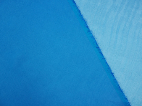 jedwab szyfon niebieski