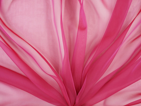 jedwab szyfon amarant