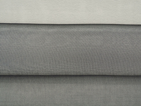 szyfon jedwab szary perłowy